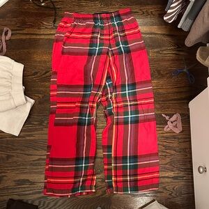 Victoria's Secret Kids Plaid Bottoms - Red and Green